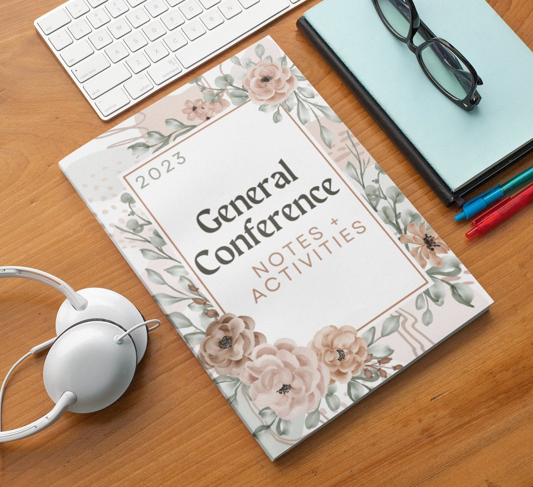 INSTANT DOWNLOAD General Conference Study Notebook Etsy