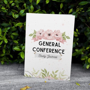 INSTANT DOWNLOAD Easter themed LDS General Conference notebook