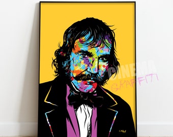 film posters 80s Graffiti Butcher Retro Illustration