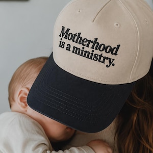 Christelijke moeder hoed op geloof gebaseerde geborduurde baseballcap cadeau moederschap ministerie bericht accessoire schrift vers Trucker stijl mama aanwezig