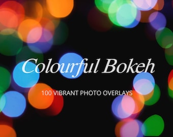 Sovrapposizioni colorate Bokeh Photoshop / 100 sovrapposizioni per illuminare le tue foto