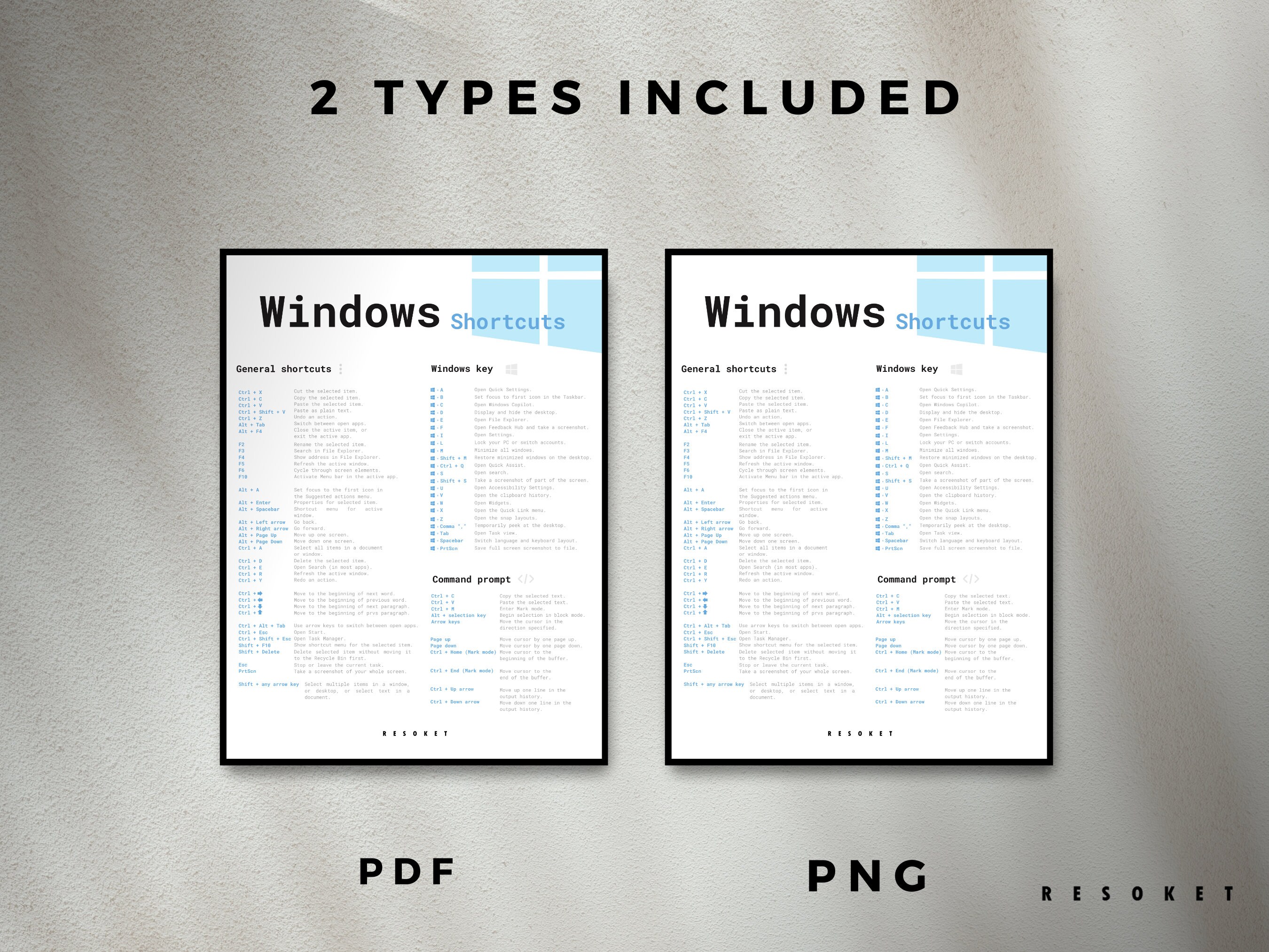 Windows Shortcuts Cheat Sheet Printable | Windows Keyboard Shortcuts ...