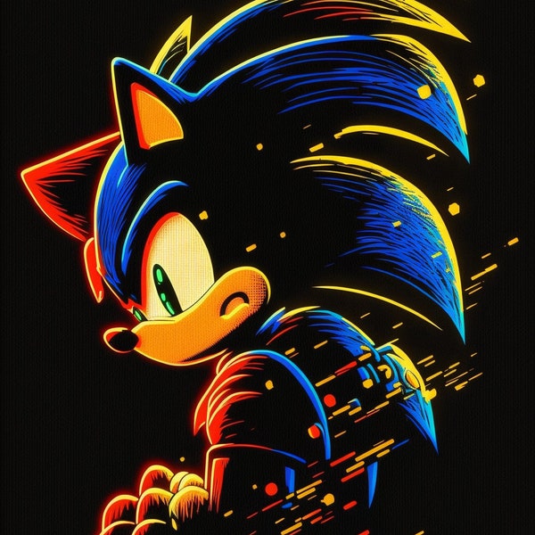 Sonic Poster - Etsy