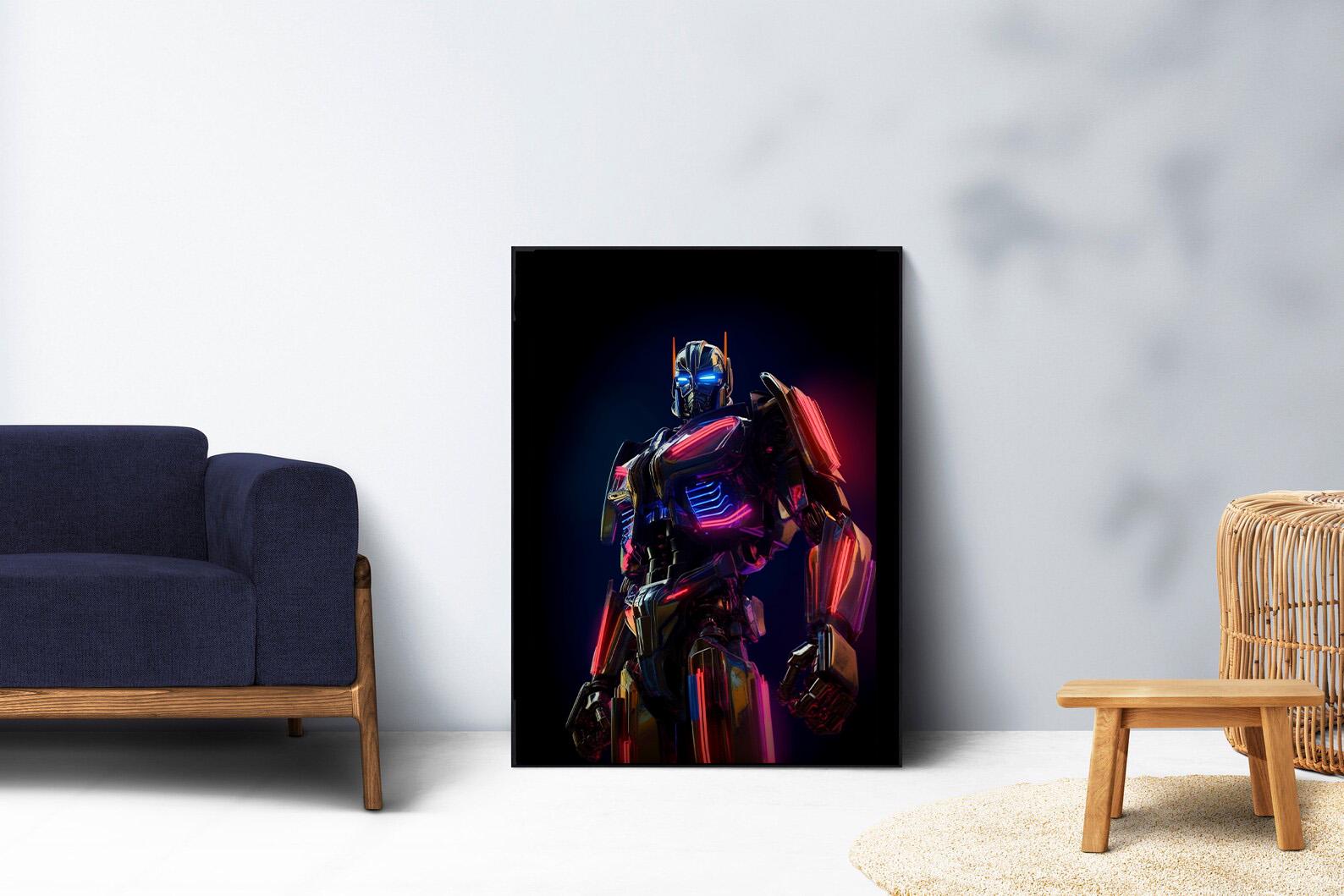 Abstract Transformer Art | Digital Download | Movie Poster | Wall Art ...