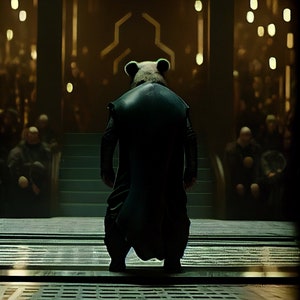 L'affiche Panda Matrix | Téléchargement numérique | Affiche de film | Panda Kung Fu | Art mural |