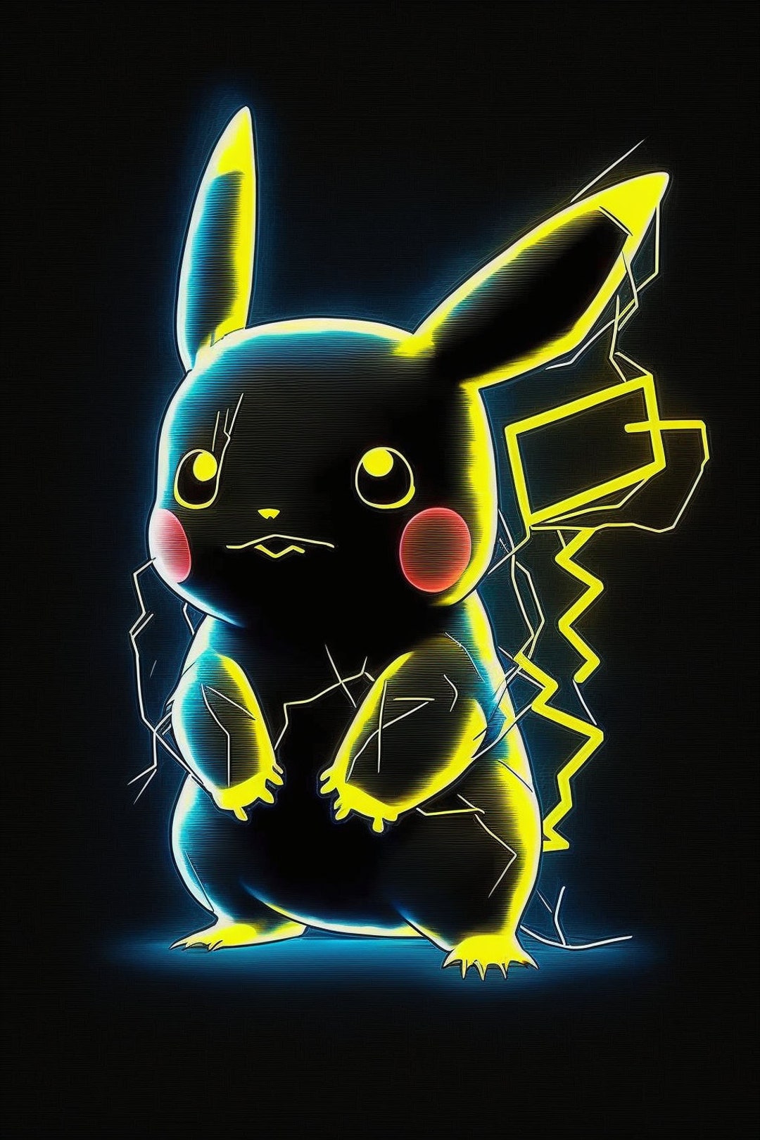 【溶接アート】★ピカチュウ風　オリジナルデザインステンレス製★ 3517-poke240711_4.jpg