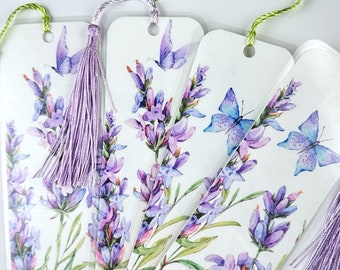 Lavender Butterfly Bookmark | Papillon Lavande Signet