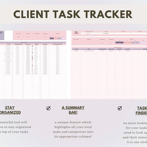 Client Tracker Spreadsheet for Small Business Planner Invoice Template ...