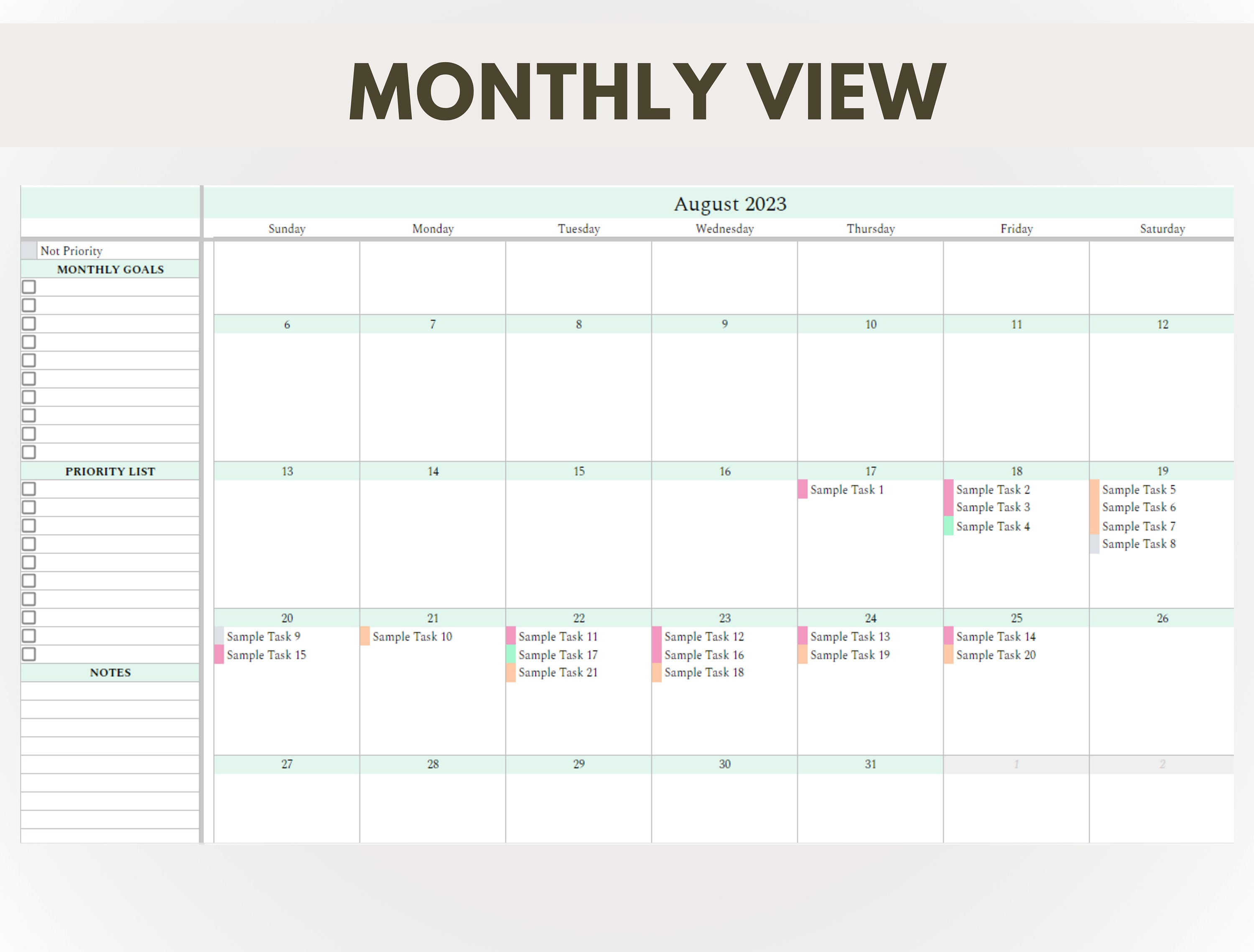 Task Tracker Excel Planner To Do List Spreadsheet Google Sheet Etsy Task Tracker Excel Planner To Do List Spreadsheet Google Sheet Etsy