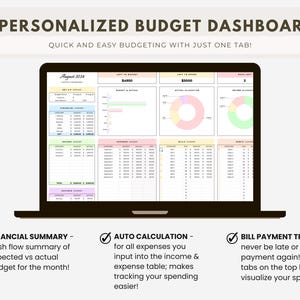 Budget Planner Excel Google Spreadsheet, Monthly Savings Budget ...