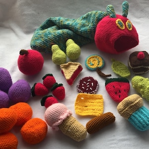 The Very Hungry Caterpillar Crochet Pattern