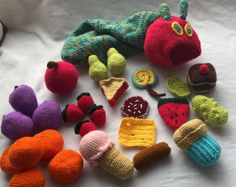The Very Hungry Caterpillar Crochet Pattern