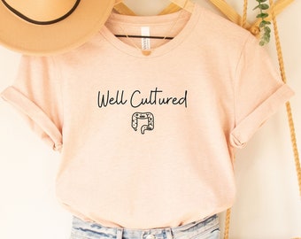 Well Cultured Gut T-Shirt | Funny Science Biology Tee