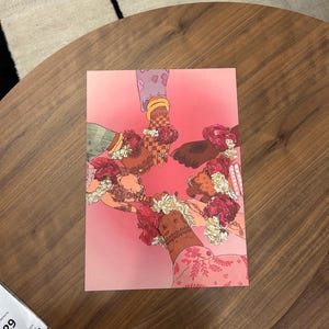 Gajra girl gang A4 print