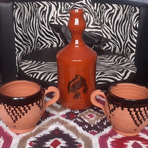 2 marokkanische Keramikbecher