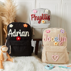 Sacs d'école sur mesure pour tout-petits - Adorables cadeaux d'anniversaire pour enfants, sac à dos pour enfant d'âge préscolaire, sac de rangement pour la rentrée scolaire, cadeau pour fille ou garçon
