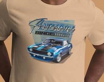 Chevy Camaro Awesome Since 1969 t-shirt Illustration