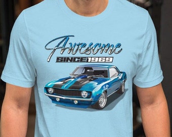Chevy Camaro Awesome Since 1969 t-shirt Illustration