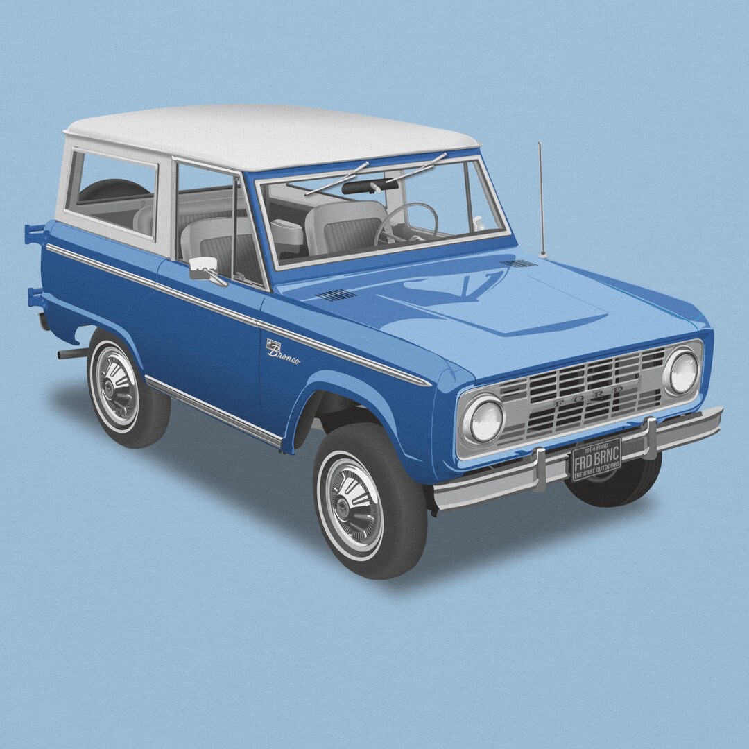 Vintage 1966 Ford Bronco Hoodie – Retro Truck Graphic Unisex Sweatshirt For Car Enthusiasts - View #5