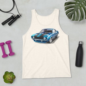 1969 Chevy Camaro SS Illustration Unisex Tank Top