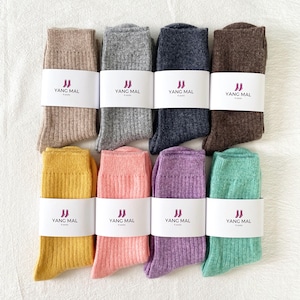Warm Cashmere Wool Socks, High Quality, Winter Socks, Cozy, Soft, 8 Colours available