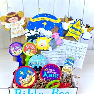Christmas Music Bible Box, Bible Activities, Crafts, Activities for kids, Music, Siblings edition
