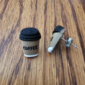 Coffee Cup Earrings