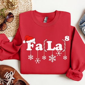 Christmas Math Teacher Gift T-Shirt Sweatshirt Funny Fa La La 8 Shirt Math Christmas Sweatshirt Tee Math Teacher Gift Math Fa La La Shirt