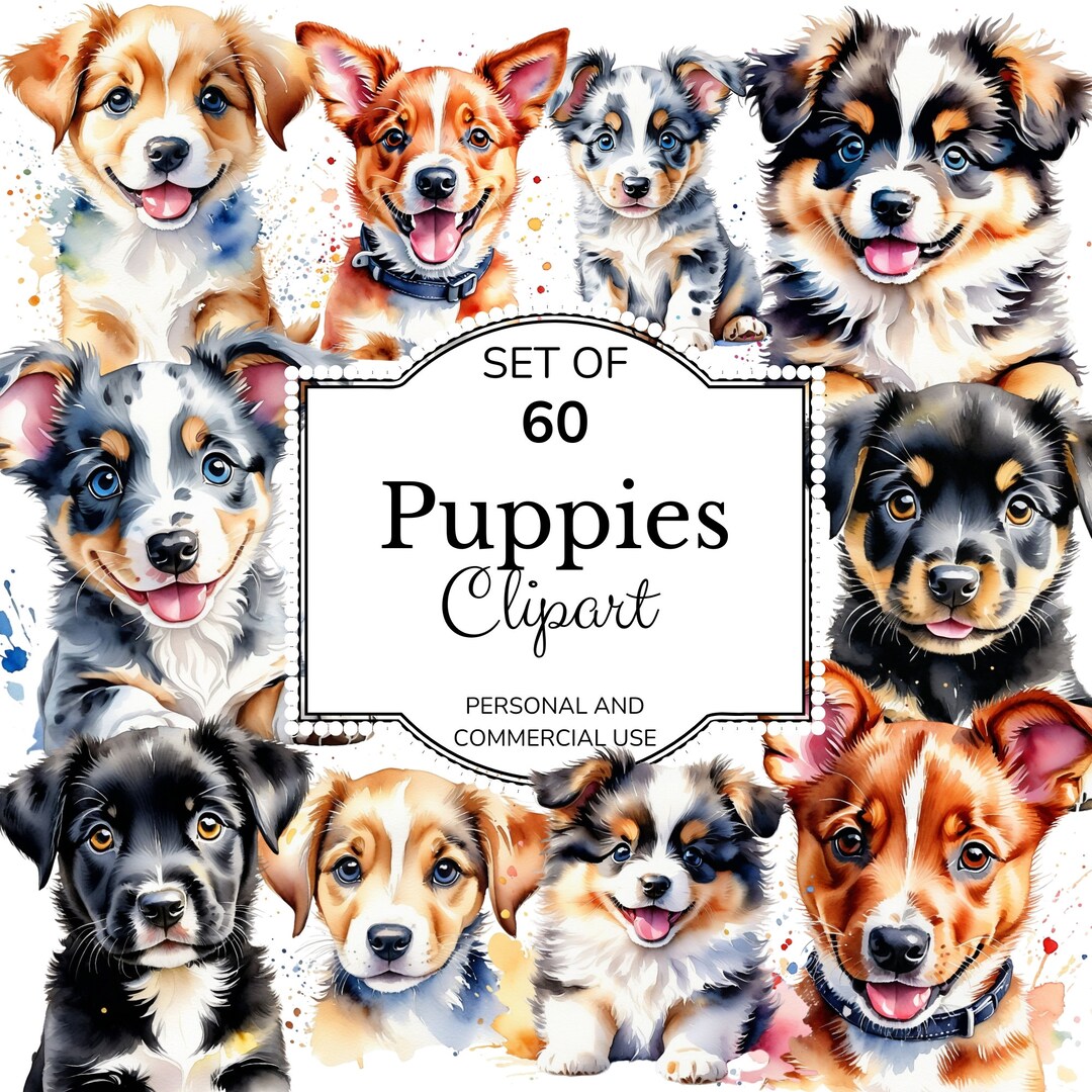 Puppy Clipart | Cute Puppy Cliparts | Clip Art | Dog Clipart | Cute ...
