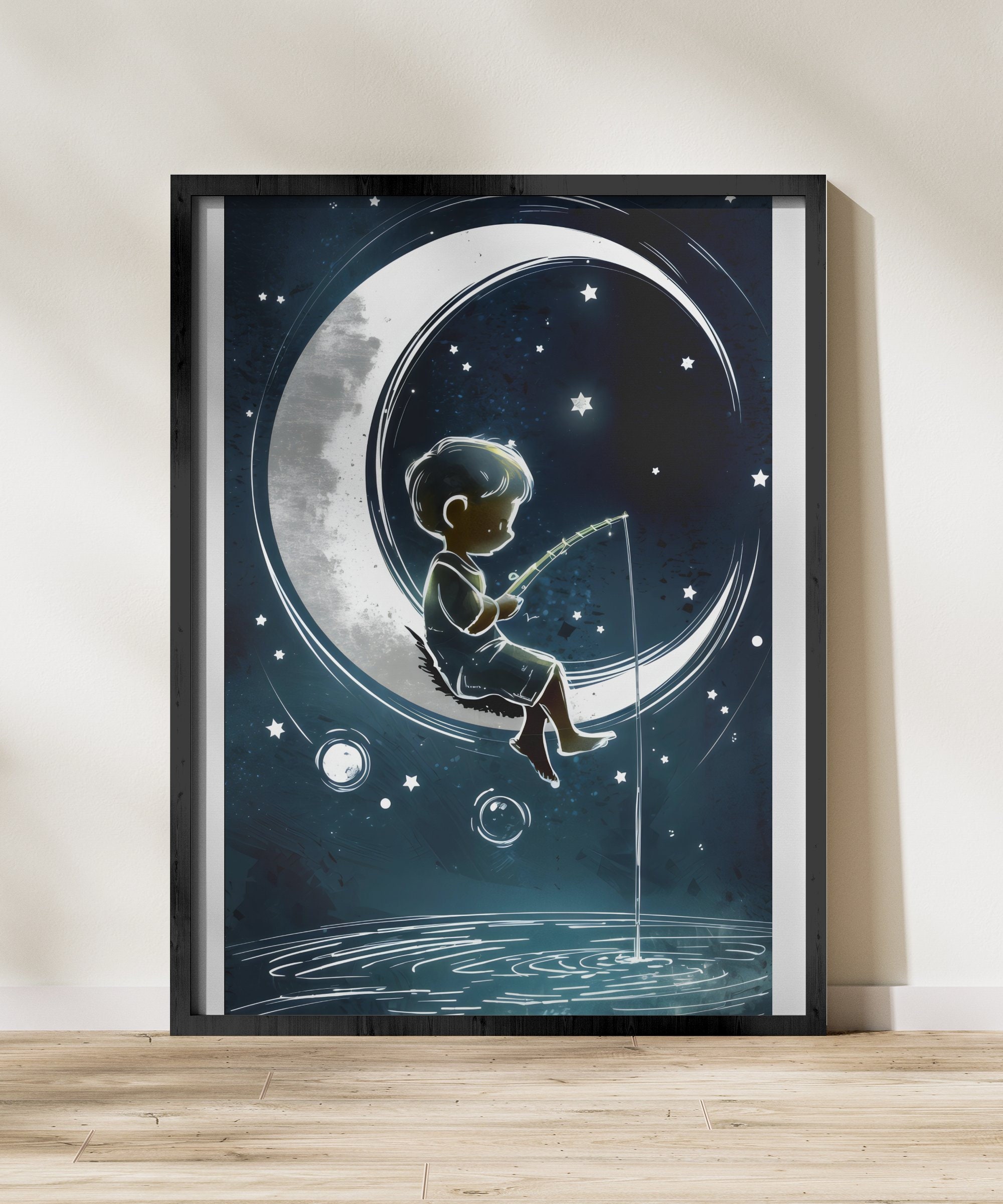 Boy Moon Fishing -  UK