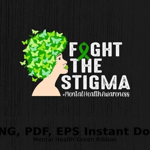 Mental Health Green Ribbon, Mental Health Awareness, We are Warriors svg, png, pdf, eps,