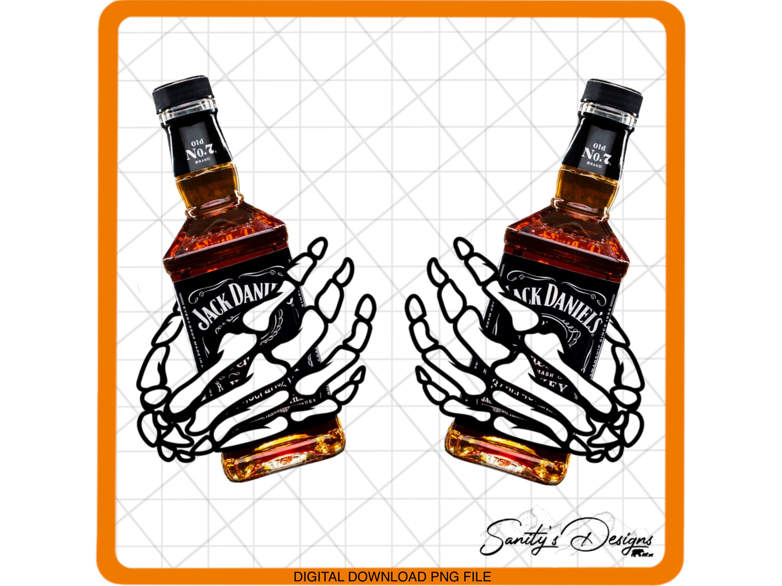 Sticker porte Jack Daniels Fan Design - Poster décoration à petits prix