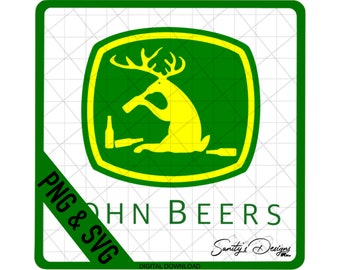 John Beers png, Deer svg, Aufkleber, Sublimation, Custom, Layered SVG, Digital Downloa, SVG, PNG Digitale Datei