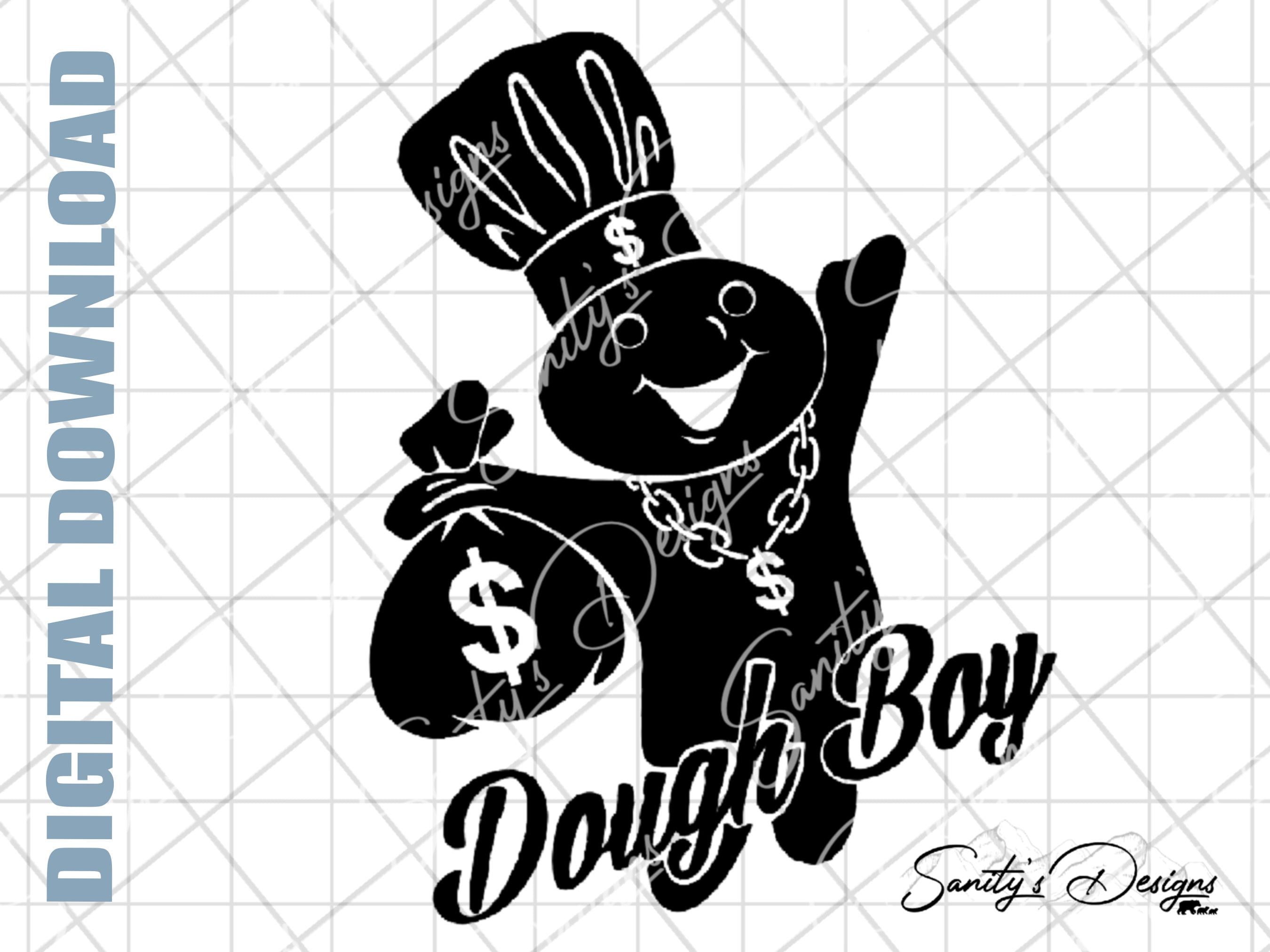 Dough Boy PNG Digital File Digital Download SVG Classic - Etsy