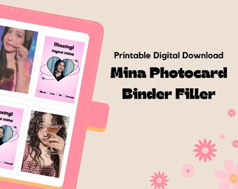 Remplisseur de reliure pour cartes photo manquantes Mina