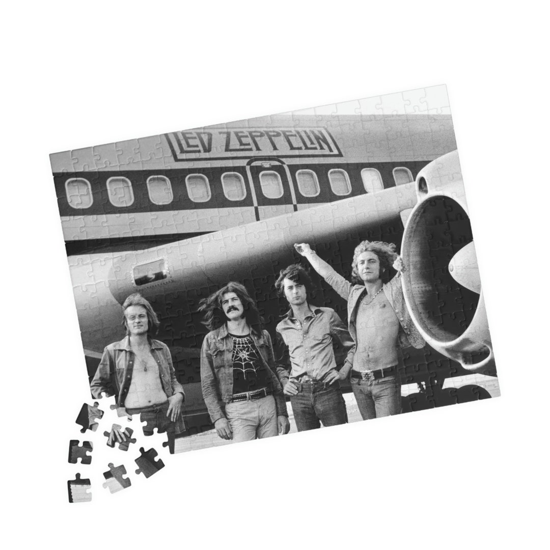 Led Zeppelin Starship Airplane Jigsaw Puzzle 110 252 500 Etsy