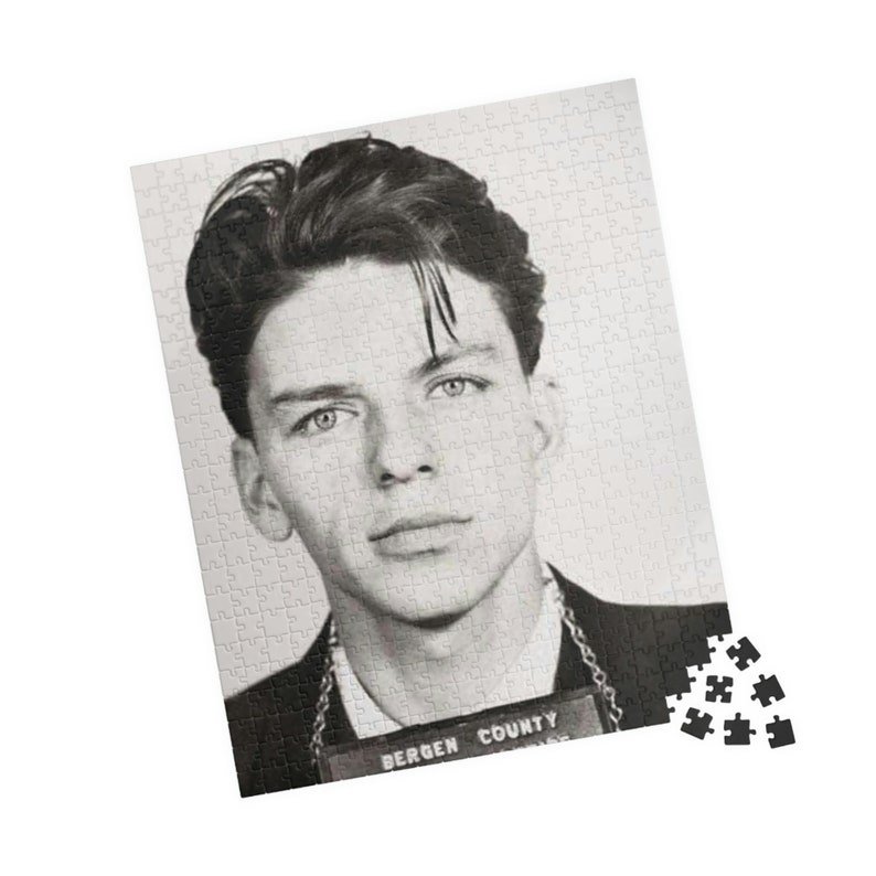 Frank Sinatra Prison Mugshot Jigsaw Puzzle 110 252 500 Etsy