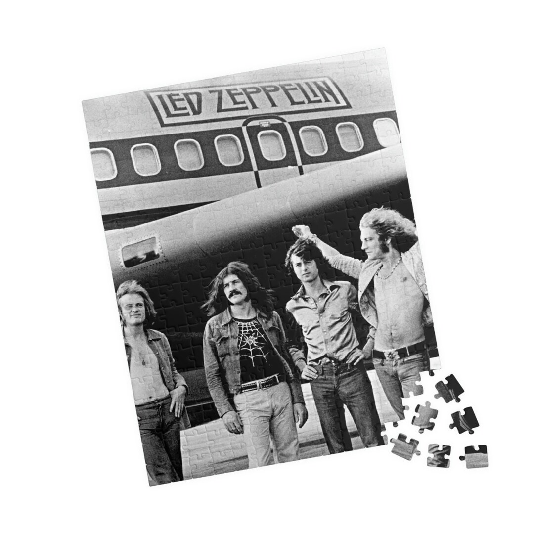 Led Zeppelin Starship Airplane Jigsaw Puzzle 110 252 500 Etsy