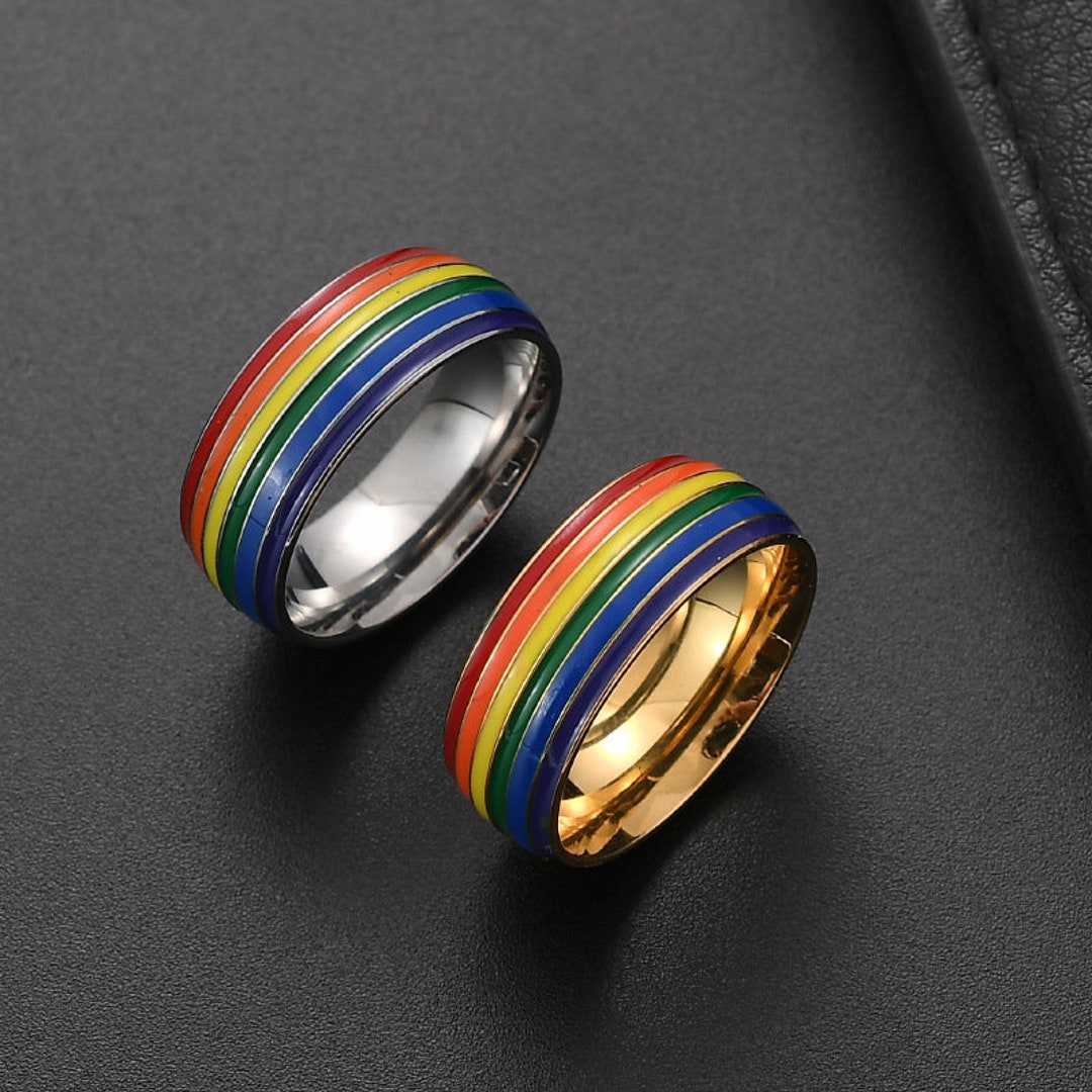 Ppride Ring Unity Pride Ring: A Symbol of Support and Celebration for Pride Month ...