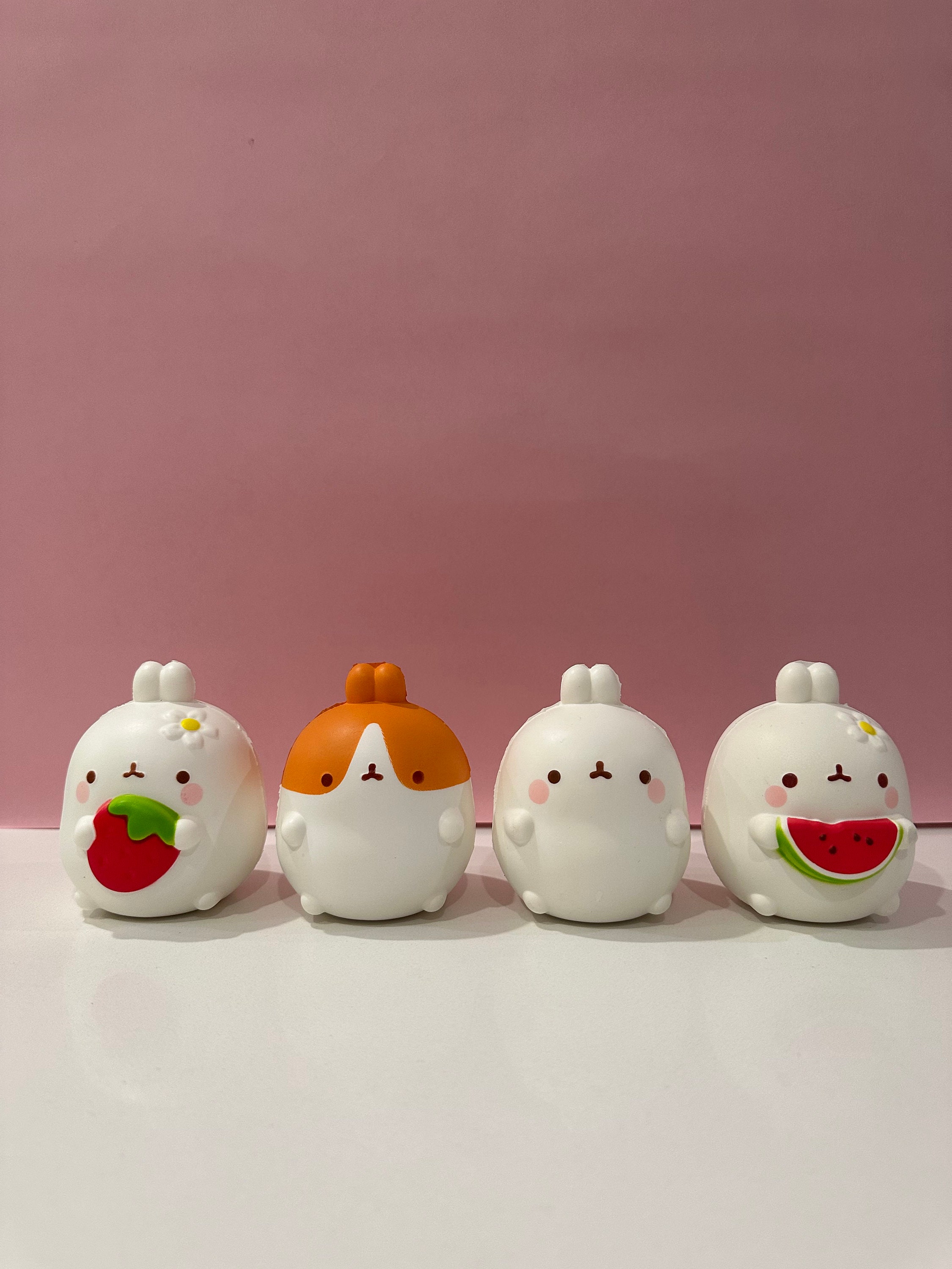 NEW adult kids Kawaii Animal Cute Chick Rabbit Strawberry Mochi Squishies  Slow Rising Stress Relief Squeeze Fidget Toys For Kid - AliExpress