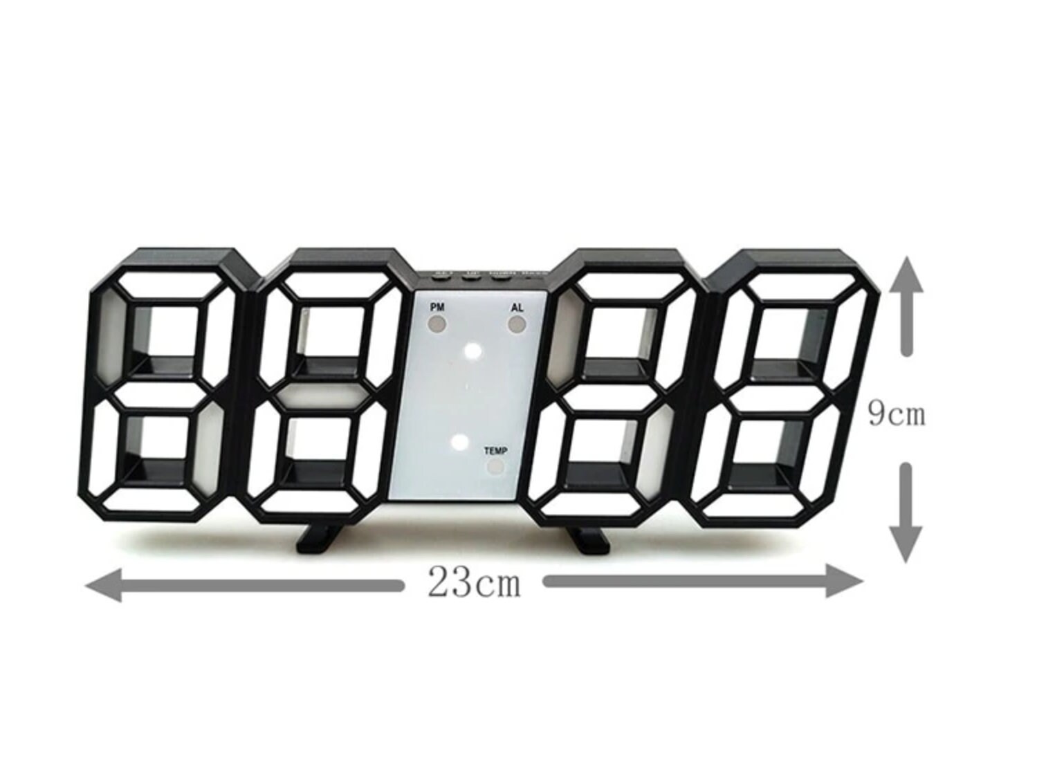 Modern LED Digital Desk Clock Stylish Home Decor and Functional Etsy