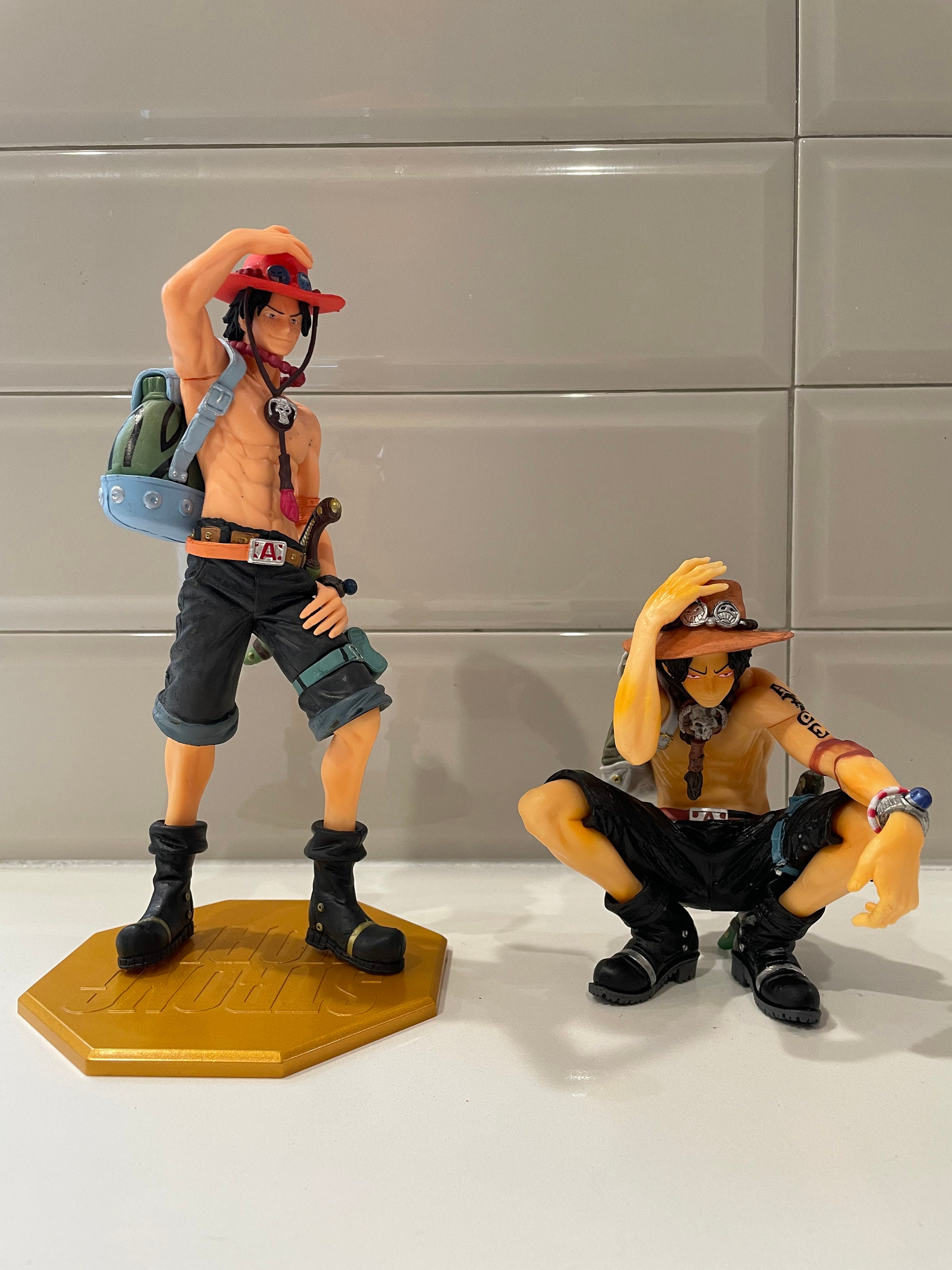 Anime One Piece Figure Fire Fist Luffy Ace Action Figures PVC Model Toys  Figure Figuras Figura de ação