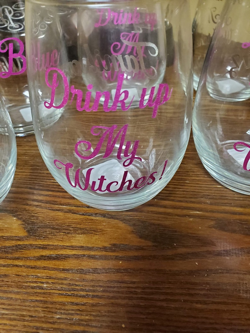 Custom Wine Glasses Etsy