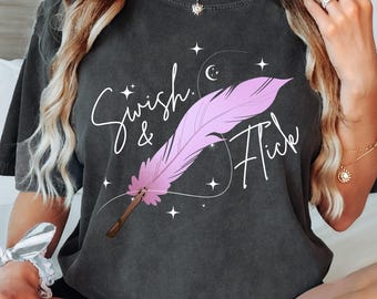 Camiseta Potter Book Comfort Colors para fans y lectores del mundo mágico.