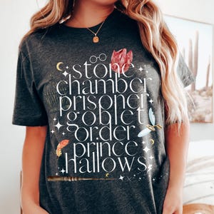HP Wizard World Potter Tshirt, Bookish Fandom Gift for Potter Lovers, Spring Clothing Book Shirt, HP Fan Gift for Universal Trip Magic Shirt