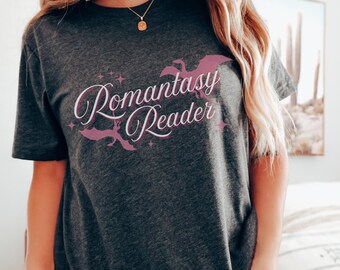 Camiseta suave y literaria de Romantasy Reader