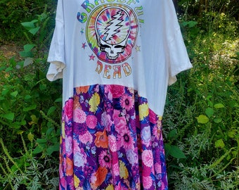 Grateful Dead Tee Dress 3xl