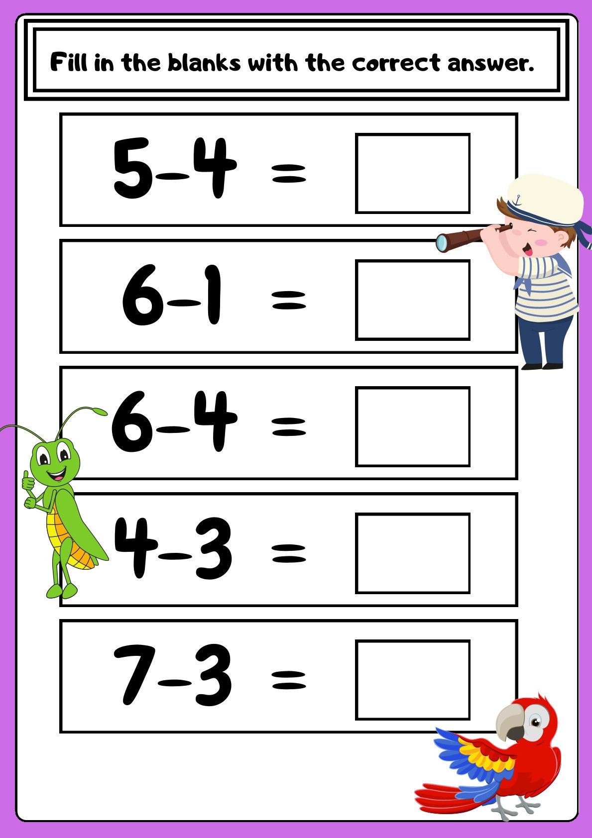 Colouful Math Worksheet Colorful Math Fun: Kindergarten Coloring Sheets PDF Digital Download - Etsy