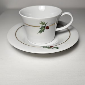 Espresso coffee cup with saucer from KPM Berlin, Germany.