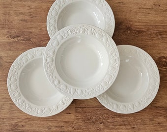 4 assiettes plates Franco Giorgi par Quadrifoglio Italie